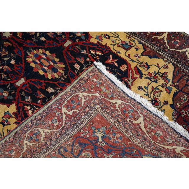 Late 18th Century Antique Farahan Sarouk Rug 4'3'' X 6'8'' For Sale - Image 10 of 10