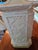 Antique White Vintage Regency Glazed Ceramic Pagoda Lamp For Sale - Image 8 of 13