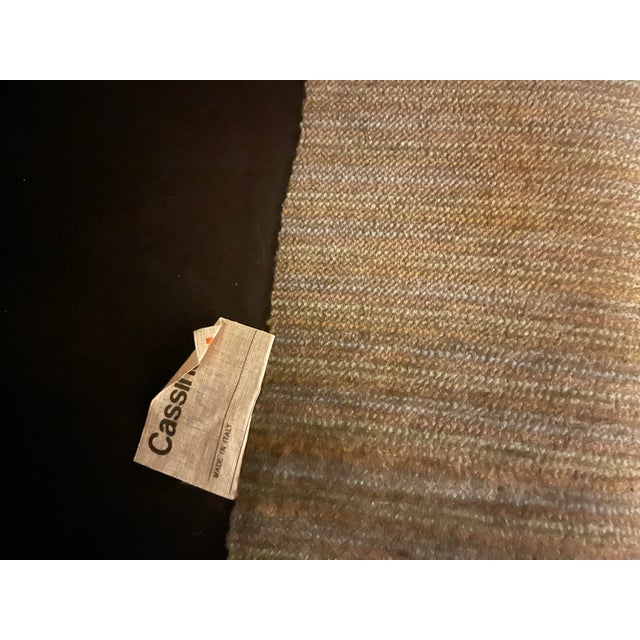 Cassina First Edition Maralunga 2-Seater Sofa in Alpaca Velvet by Vico Magistretti for Cassina, 1973 For Sale - Image 4 of 6