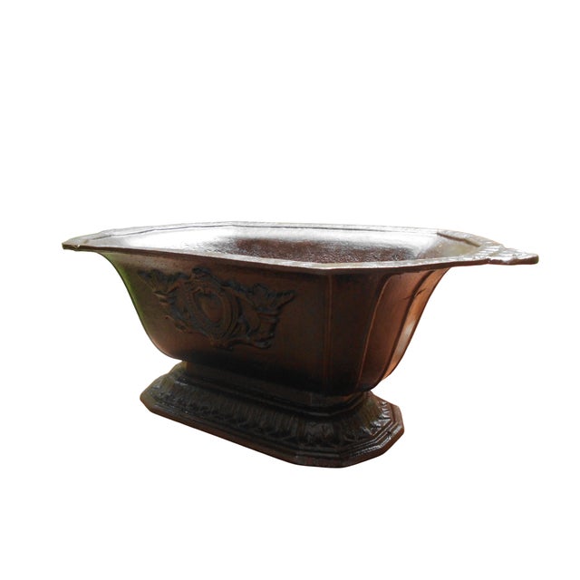 Antique Cast Iron Jardiniere, 1890s For Sale - Image 17 of 17
