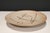 Large studio pottery platter with brown decorative dashes. Warren MacKenzie is known for simple, wheel-thrown functional...
