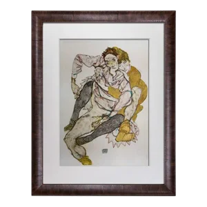 Egon Schiele Lithograph "Couple" 1915