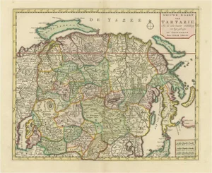 Antique Map of Northern Asia
