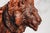 Wonderful Hand Carved Wood Antique Victorian Male Lion Statue Sculpture Home Decor Black Forest Style For Sale - Image 4 of 16