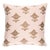 Schumacher Rubia Embroidery Pillow 16" in Blush For Sale