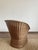 Wood Sculptural French Barrel Wicker Chair in Woven Rattan and Willow, 1960s For Sale - Image 7 of 13