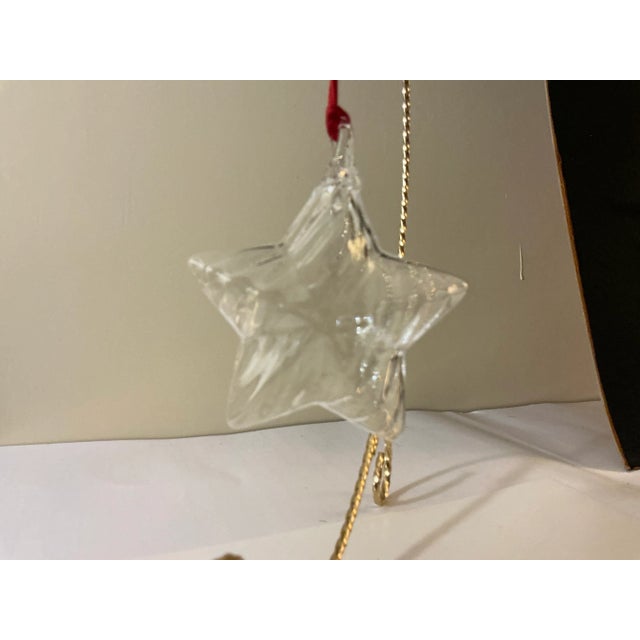 Modern Steuben “Star” Christmas Tree Ornament For Sale - Image 3 of 7