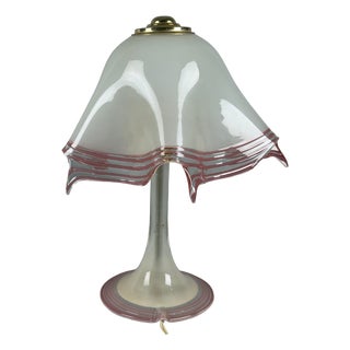 Handkerchief Table Lamp in Murano Glass, 1970s For Sale