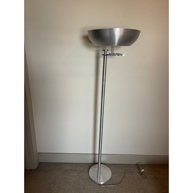 Machine Age Ar, Deco Modern Light, All Aluminum. Great looking and great working condition. A wonderful example of the...
