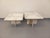 Vintage Nesting Tables in White Marble, 1970s, Set of 2 For Sale - Image 15 of 18