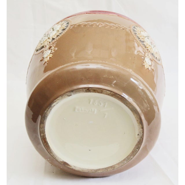 Ceramic Eichwald Ceramics Flower Pot Cachepot, 1890s For Sale - Image 7 of 10