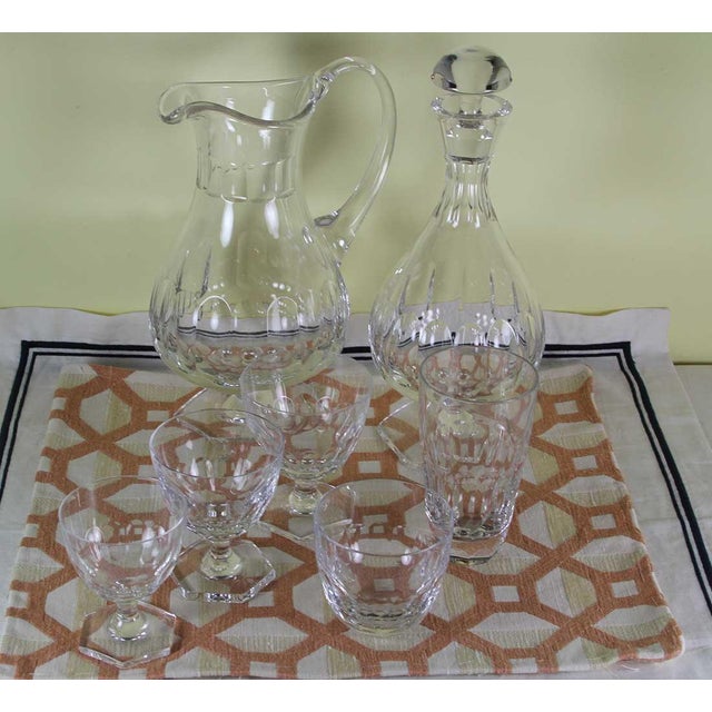 1990s Superb 7 Pc Crystal Set Designed for Renwick & Clarke For Sale - Image 15 of 17