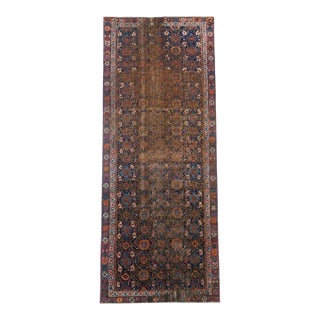 Antique Worn Veramin Runner | Allover Floral Design | 5x10 For Sale
