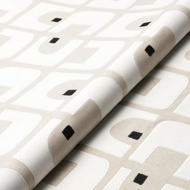 Not Yet Made - Made To Order Schumacher X Hadiya Williams Den Applique Fabric in Cumin For Sale - Image 5 of 5