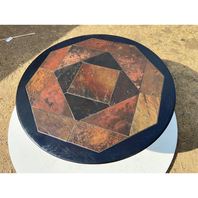 Vintage Modern Brutalist Stone Coffee Table Attributed to Paul Kingma For Sale - Image 10 of 18