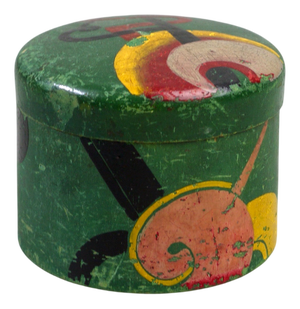 Art Deco Abstract Wooden Lidded Container, 1930s