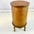 1980s British Colonial Ralph Lauren Style Round Herringbone Cane & Wood Cabinet, 4 Drawers For Sale - Image 9 of 16