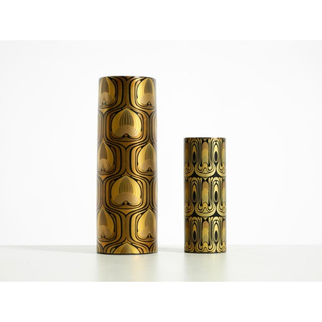 1970s Porcelain Vases by Björn Wiinblad for Rosenthal Studio-Linie, 1970s, Set of 2 For Sale - Image 5 of 17