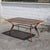 Vintage Italian Glass-Wood and Metal Dining Table For Sale - Image 5 of 18