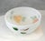 Mid 20th Century Hand Painted Fire King Gay Fad 6" Milk Glass Small Round Bowl Fruit Pattern #16 For Sale - Image 4 of 8