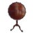 Antique Chippendale Style Carved Mahogany Bird Cage Tilt Top Table. For Sale