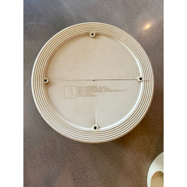 Vintage Emma Gismondi Schweinberger Artemide Giano Vano Side Tables Pair For Sale - Image 16 of 17