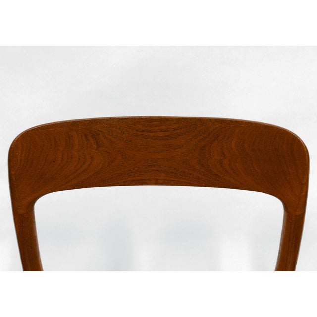 1960s Model 75 Dining Chairs in Teak and Cord by Niels Otto (N. O.) Møller for J.L. Møllers, 1960s, Set of 4 For Sale - Image 5 of 18