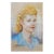 Mid 20th Century Alma Barkshadt Blonde Woman Pastel Portrait Painting For Sale