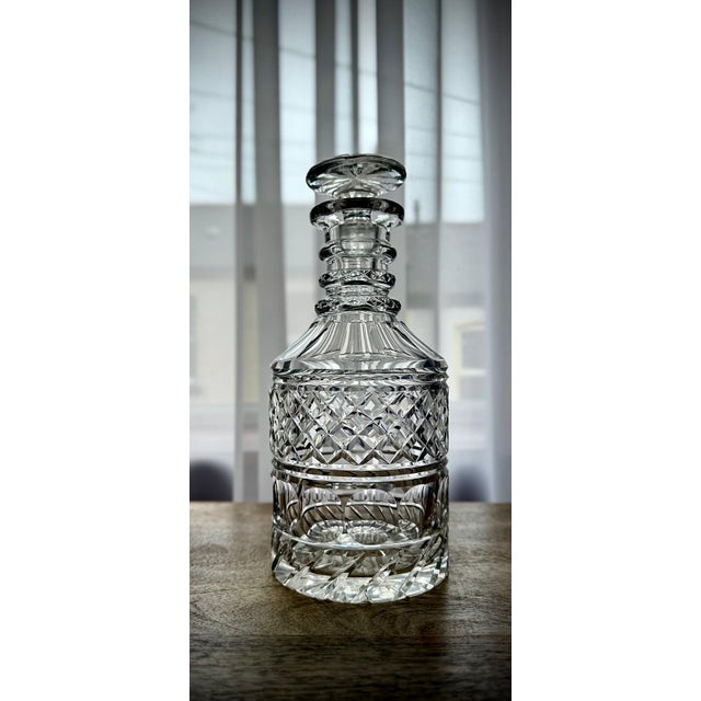 Early 19th Century Anglo-Irish William IV Cut Glass Decanter, 1835 For Sale - Image 5 of 18