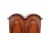 Traditional 1800 Dutch Marquetry Dome Top Linen Press on Bun Feet For Sale - Image 3 of 12