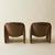Mid-Century Modern "Alky" Mohair Lounge Chairs Attributed to Giancarlo Piretti for Castelli 1960s For Sale - Image 3 of 12