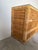 Wood Vintage Coastal Rattan & Wicker Six-Drawer Dresser With Glass Top For Sale - Image 7 of 12
