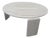 Minotti Drake Coffee Table, Round Bianco White Carrara Marble For Sale