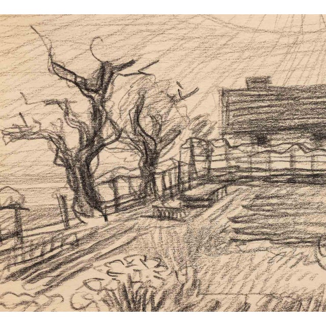 Gray Oscar F. Bluemner Landscapes Graphite, 1910, 2 For Sale - Image 8 of 13