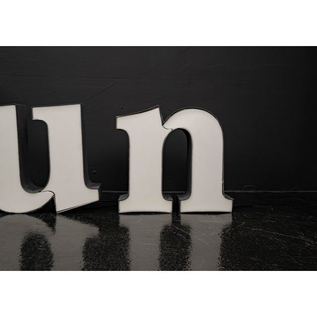 Gun LED Letters, 1980s, Set of 3 For Sale - Image 13 of 18