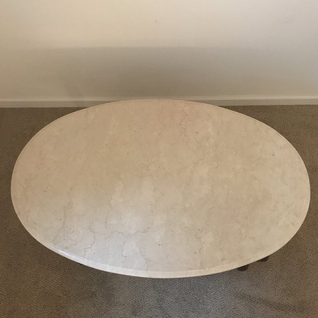 Oval Shaped Marble Coffee Table Chairish