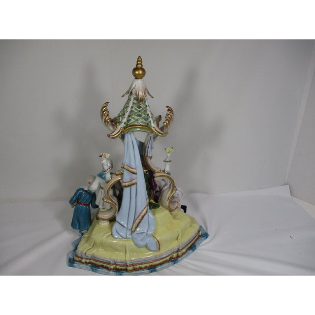 Monumental German Porcelain Figural Group For Sale - Image 11 of 18
