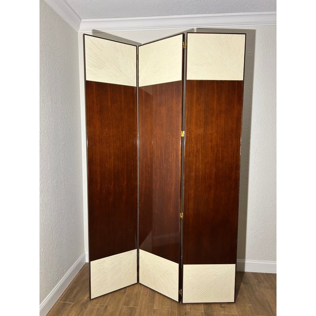 Art Deco Radiant Screens by Baker Furniture the Thomas Pheasant Collection, Pair For Sale - Image 3 of 11