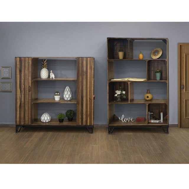The Riverwalk collection is inspired by pallet furniture designs. Solid wood is given a weathered look. Each piece rests...