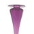 Early 21st Century Young & Constantin Signed Ruby Glass Trumpet Bud Vase Ribbed Studio Art 13" For Sale - Image 5 of 10