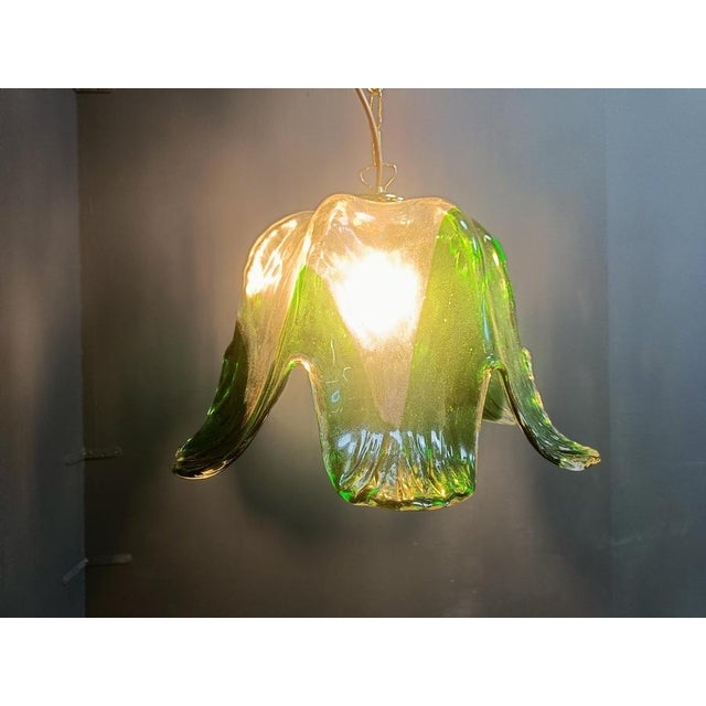 Vintage Murano Glass Pendant Light from Mazzega, 1960s For Sale - Image 6 of 12