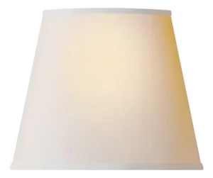 Chapman & Myers by Visual Comfort Signature 4" x 6" x 5" Natural Paper Candle Clip Shade