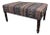 Vintage Boho Custom Kilim Ottoman For Sale