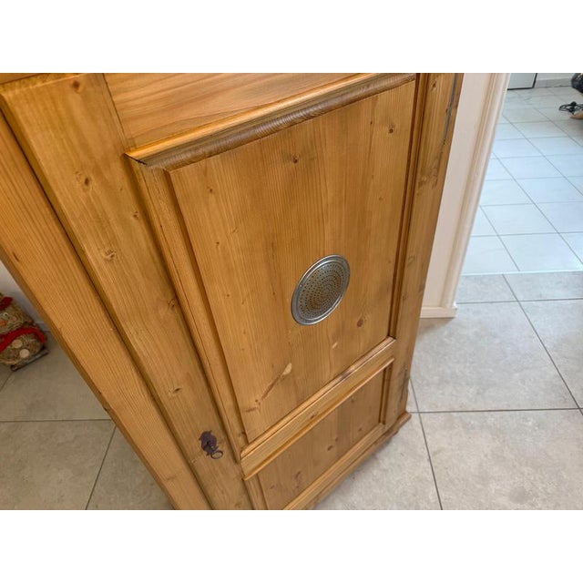 Rustic Farmhouse Bread Cabinet For Sale - Image 9 of 13