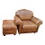 Experience the Pinnacle of Classic Comfort With Premium Hancock & Moore Leather Club Chair & Matching Ottoman For Sale