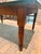 Antique French Farmhouse Dining Table, Reclaimed Door Top With Distressed Blue-Green Paint For Sale - Image 4 of 4