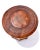 English Anglo-Indian Hand-Carved Teak Stands, Pair With Brass Inlays, 1950s For Sale - Image 3 of 6