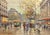 Antoine Blanchard - La Madeleine Street Scene in Paris c.1900s -Oil painting French post Impressionist - Oil Painting on...