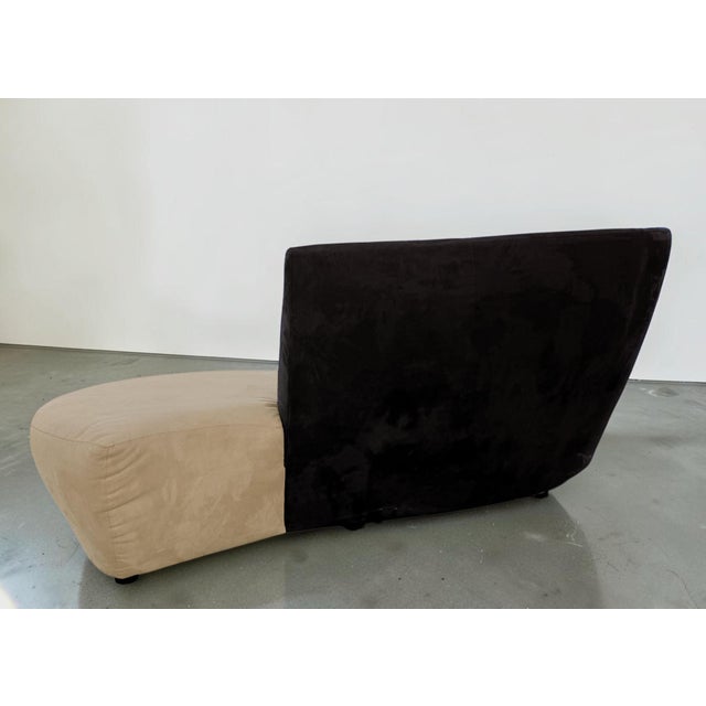 Vladimir Kagan Serpentine Curved Two-Tone Sofa For Sale - Image 15 of 17