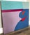 Postmodern Acrylic on Canvas, "No Man's Island", Betty Usdan-Zwickler, 1982 For Sale - Image 3 of 4